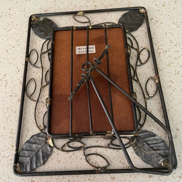 Picture frame made of metal with ivy design - Picture 7 of 8